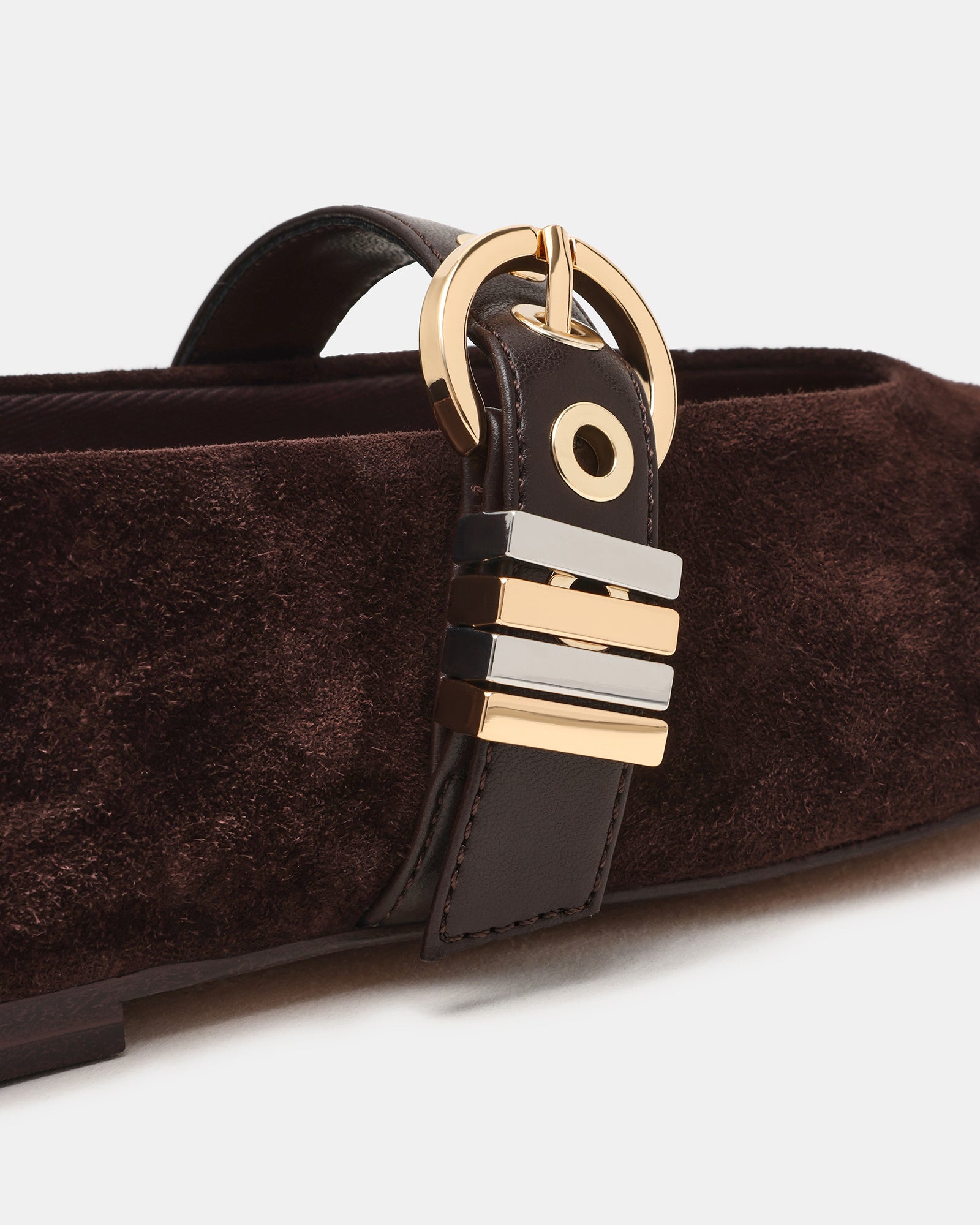 Lucia Ballerina Marrone Suede - view 3