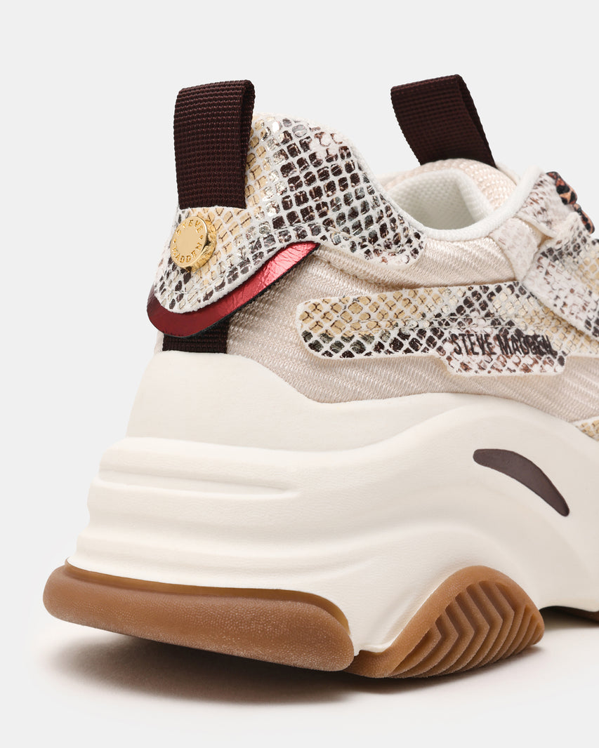 Possession-lt Sneaker Beige Snake - view 3