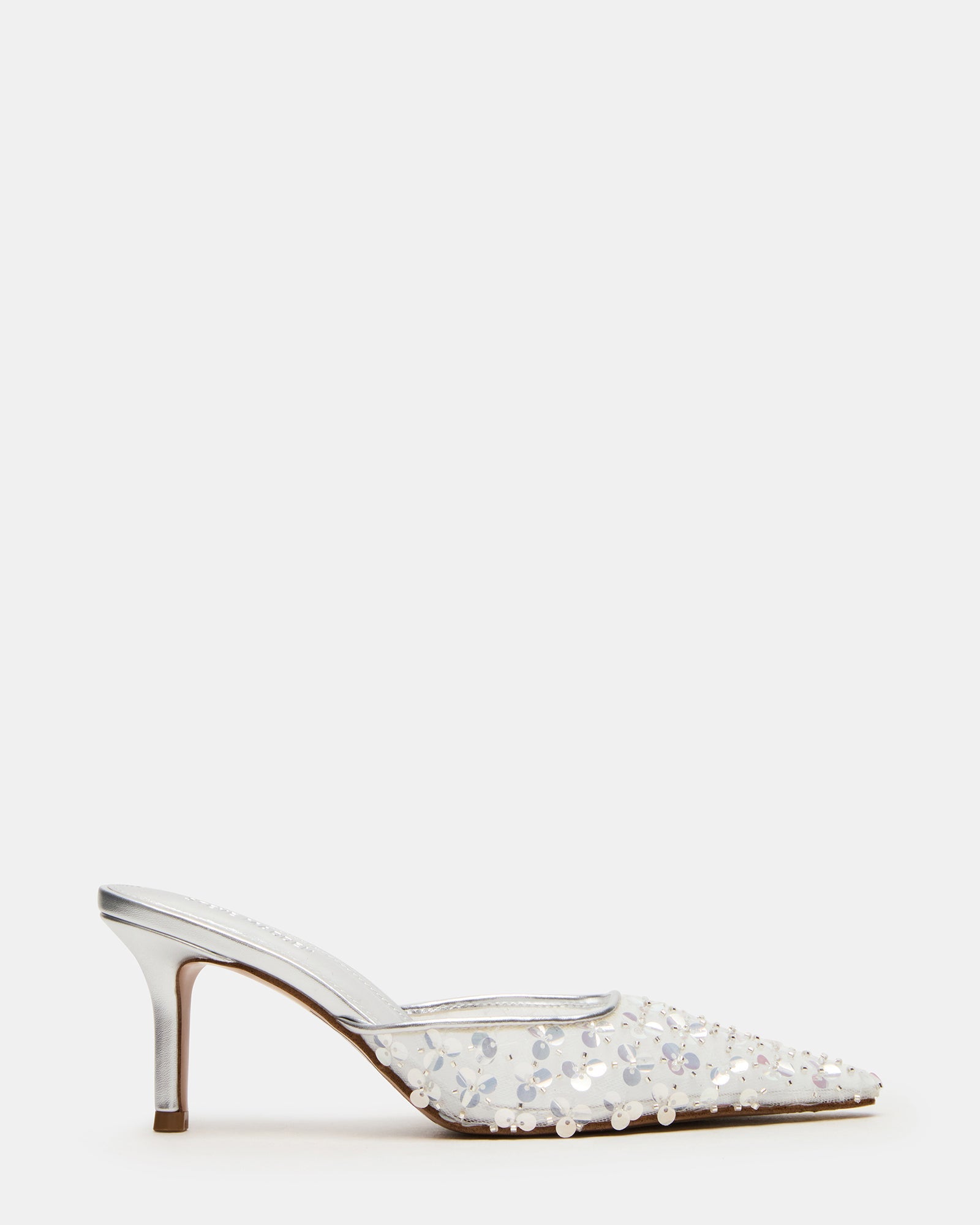 Alexi Mule Sequin Argento