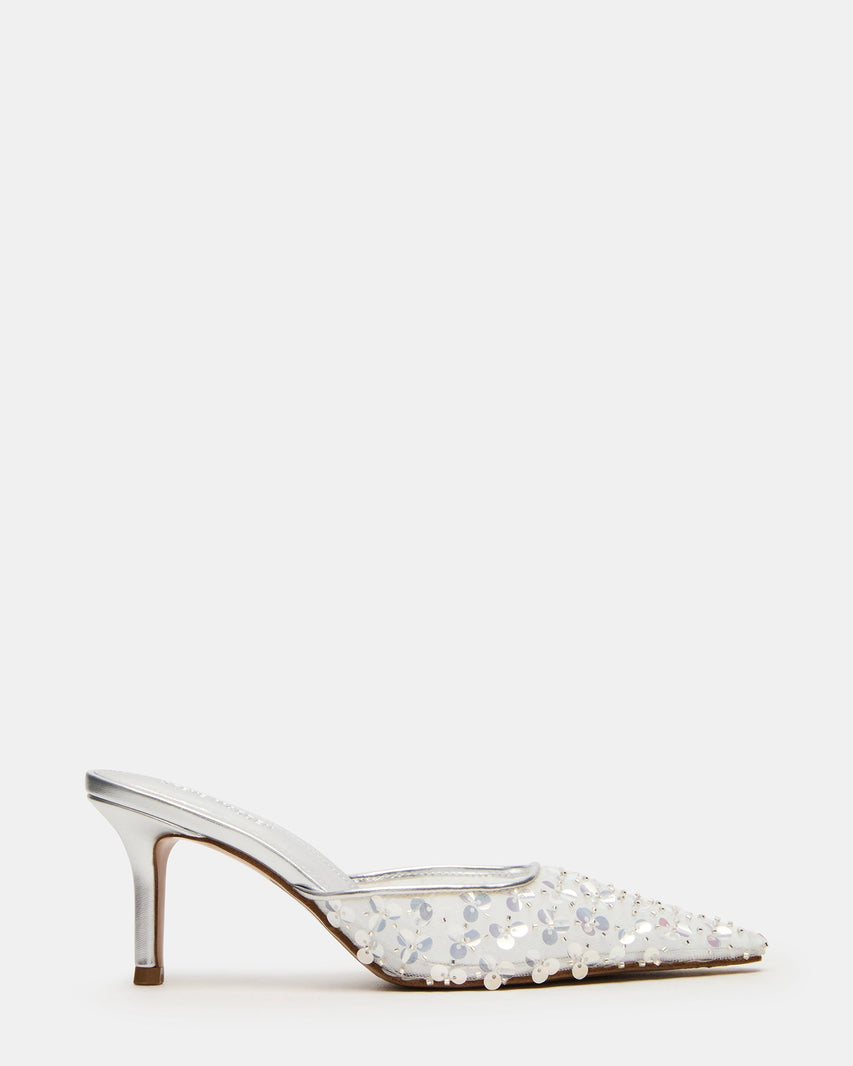 Alexi Mule Sequin Argento