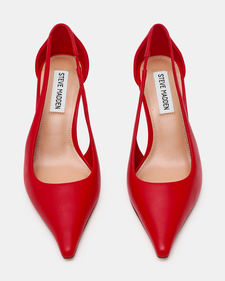 Altra Décolleté Rosso Pelle