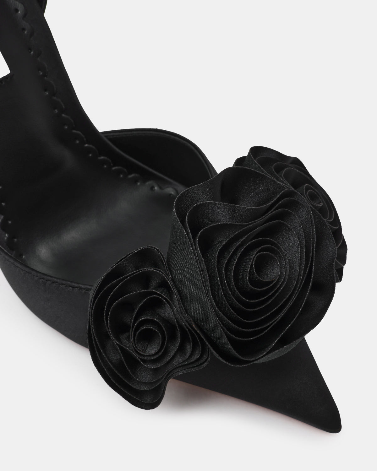 Rosie Décolleté Nero Satin - view 3