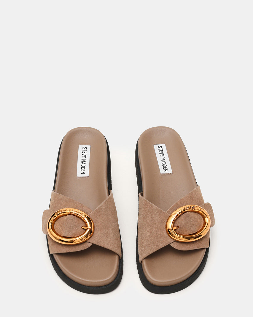 Mistify Sandalo Taupe Suede - view 5