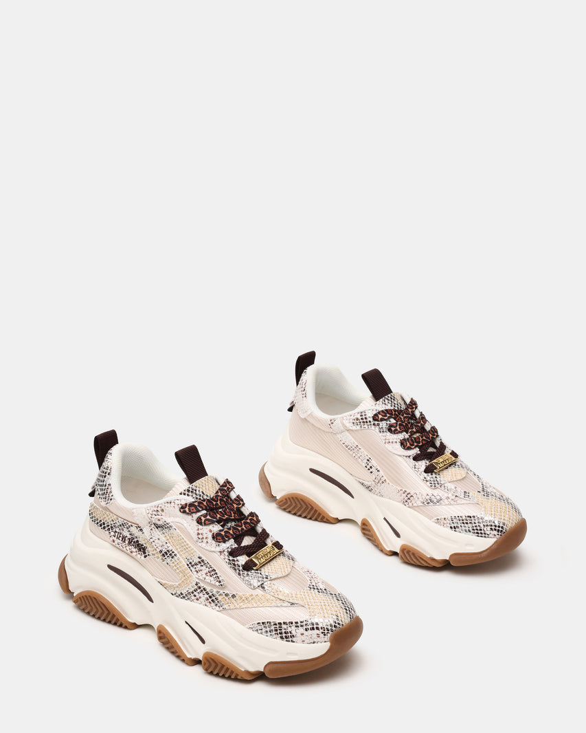 Possession-lt Sneaker Beige Snake - view 6