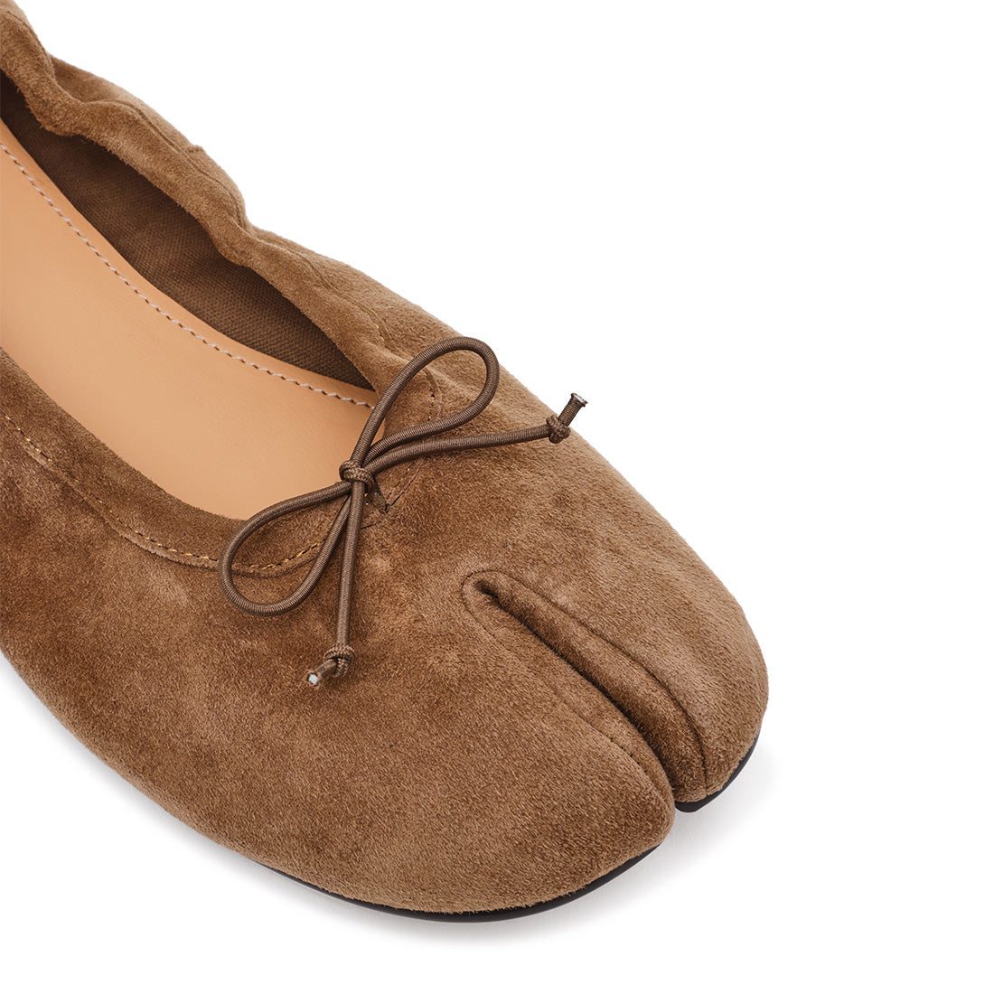 Carin Ballerina Taupe Suede - view 3