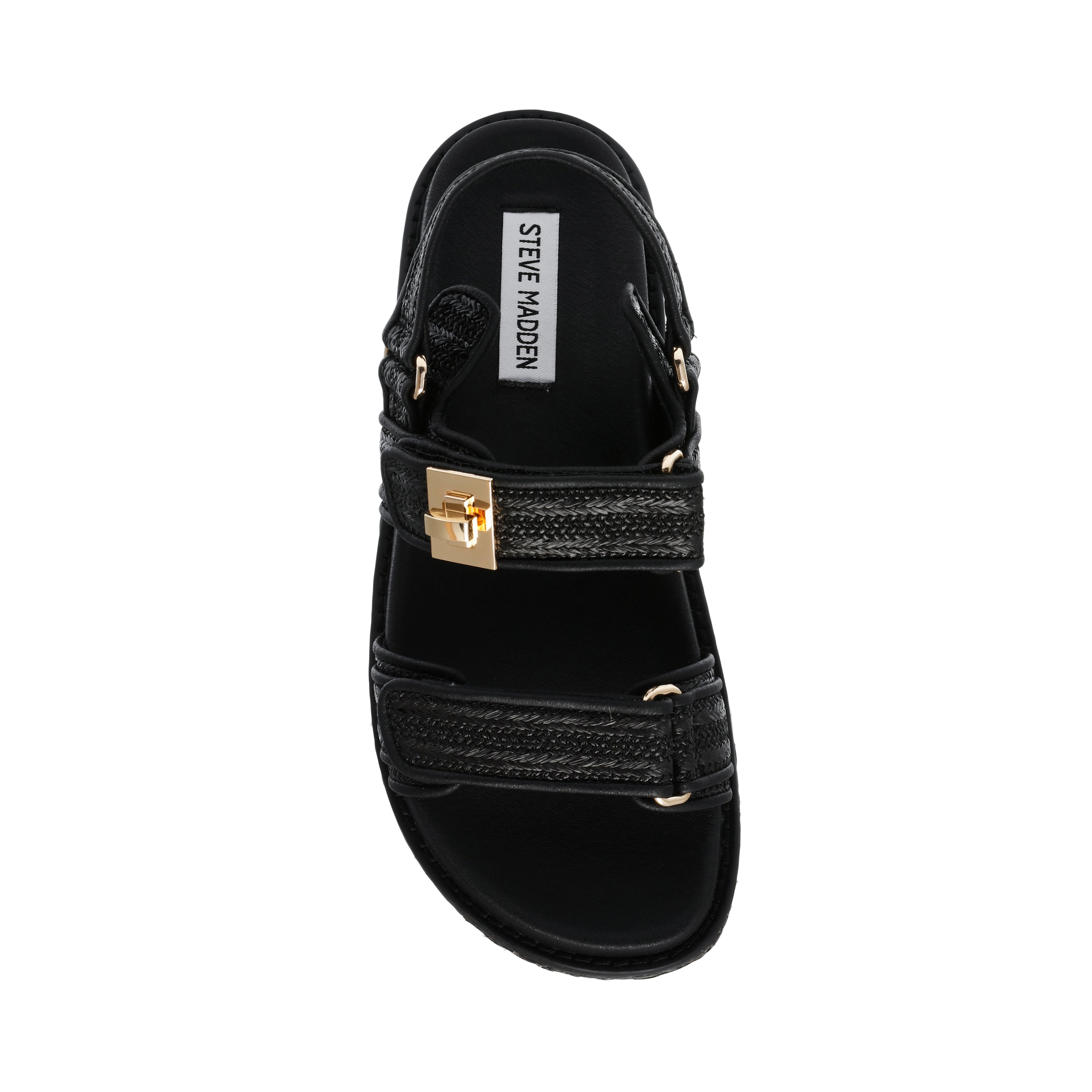 Bigmona Sandalo Nero Raffia - view 6