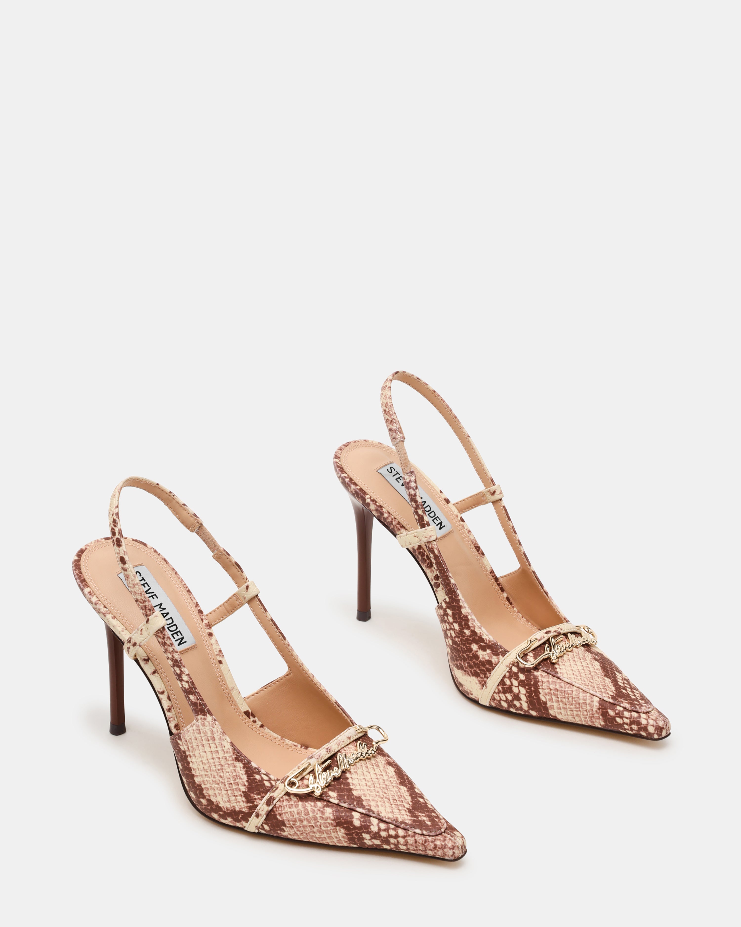 Dossier Slinback Crema Marrone Snake - view 6