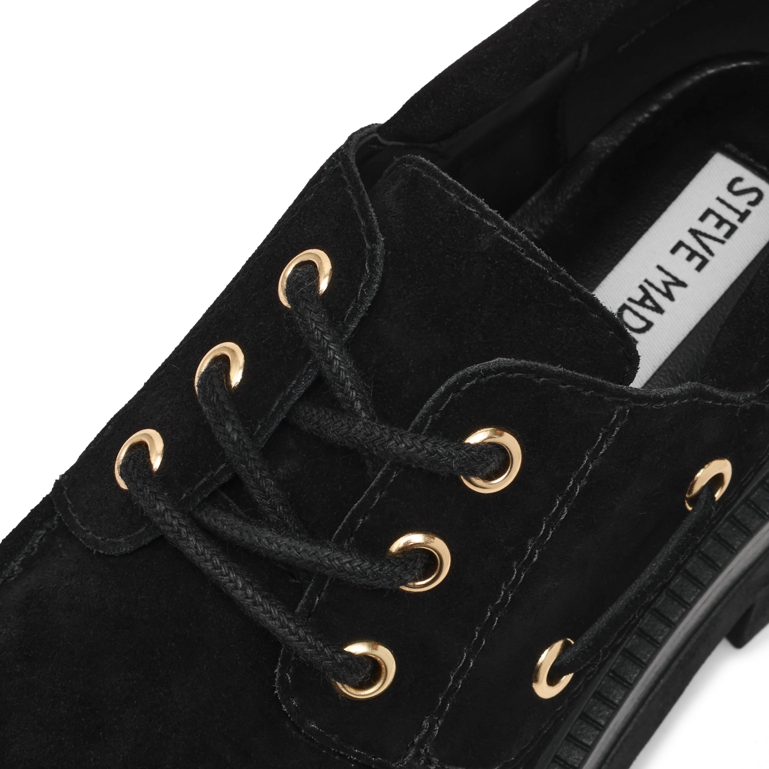 DETROIT MOCASSINO NERO SUEDE