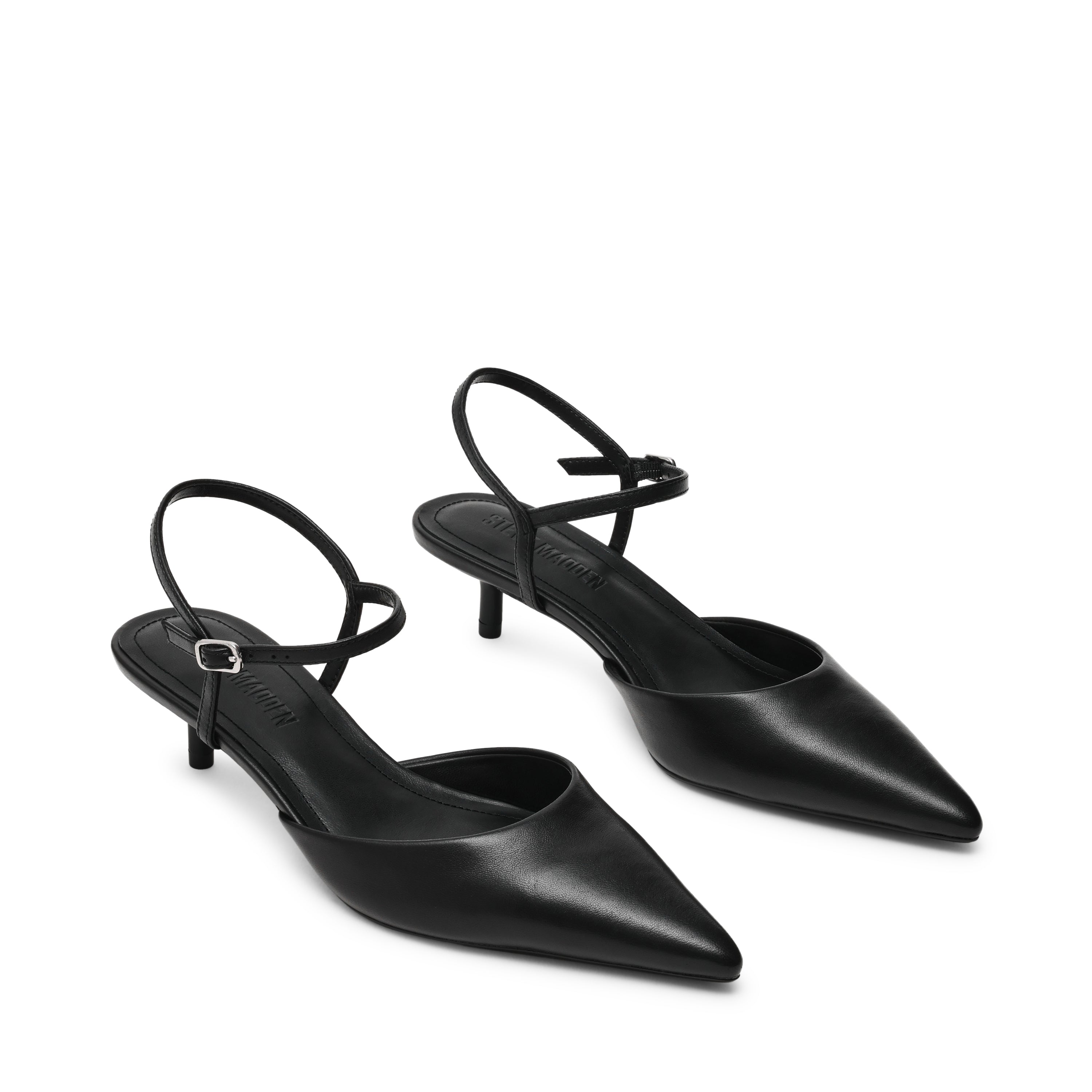 ADELAIDE SLINGBACK NERO PELLE