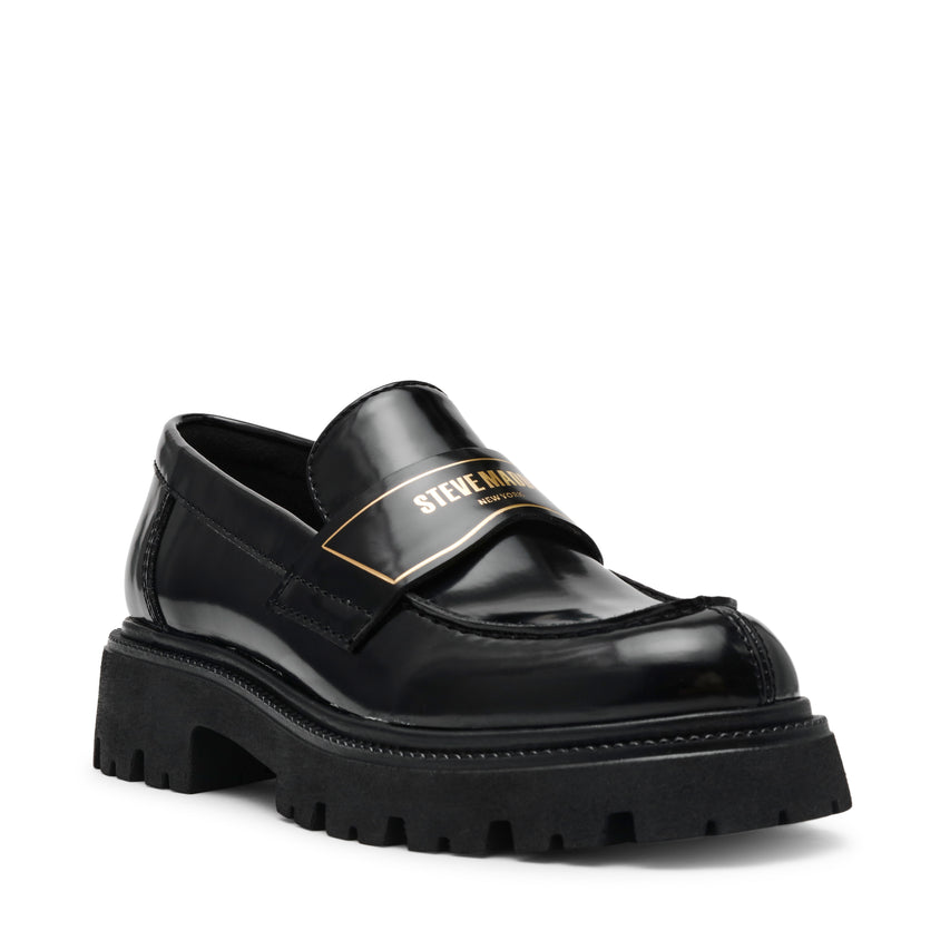 FILE-AWAY MOCASSINO NERO PELLE