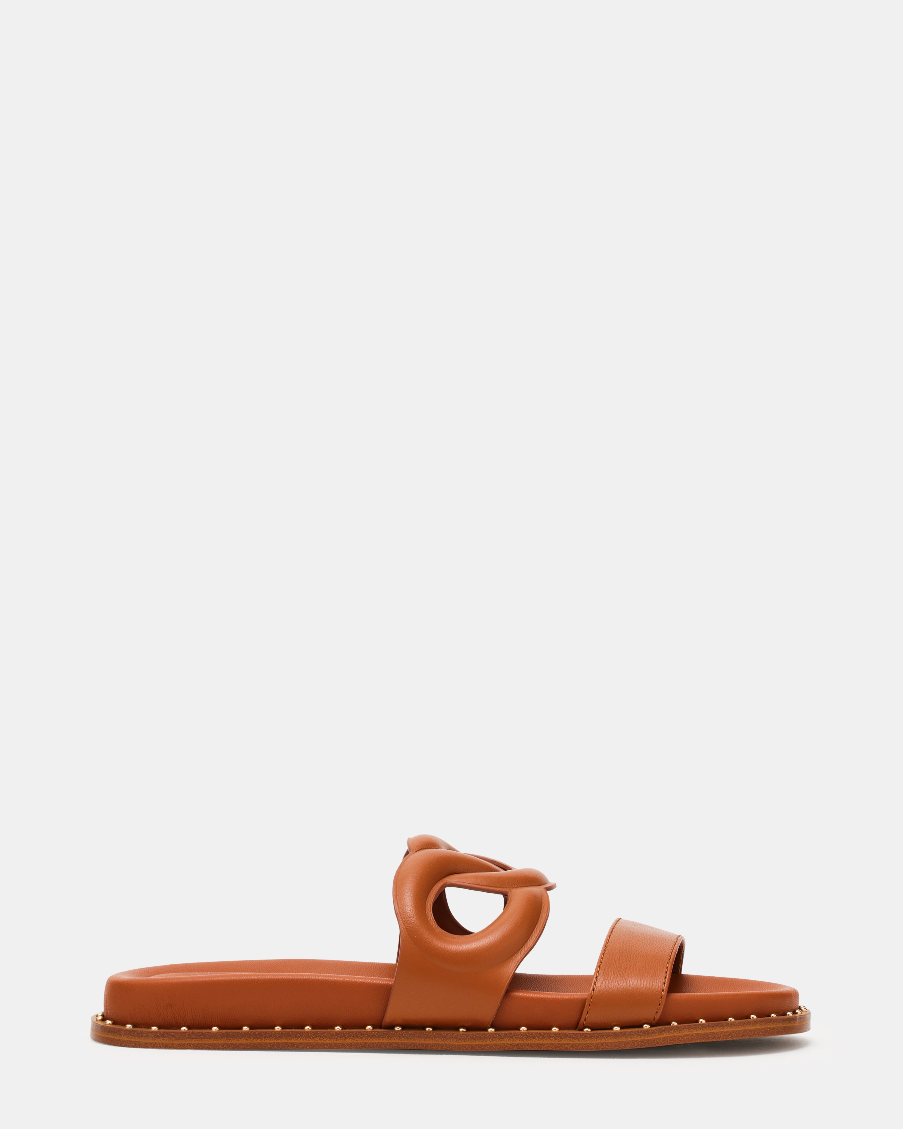 Sandlot Sandalo Cognac Pelle