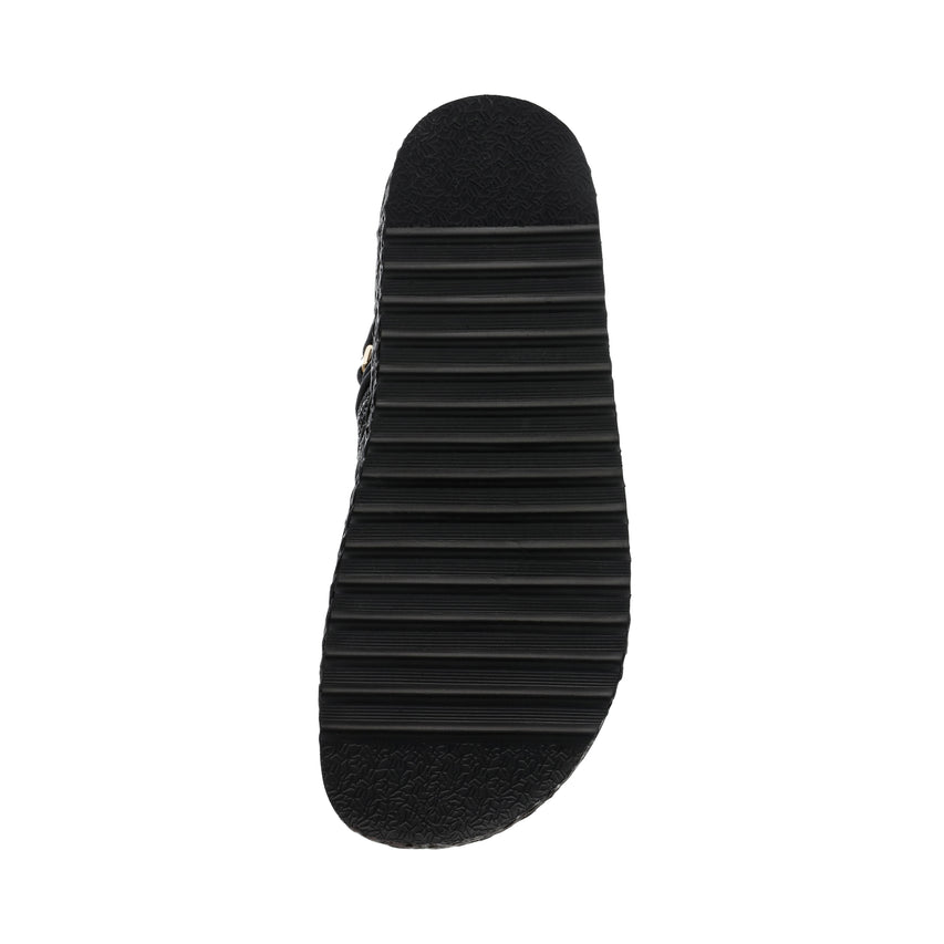 Bigmona Sandalo Nero Raffia - view 7