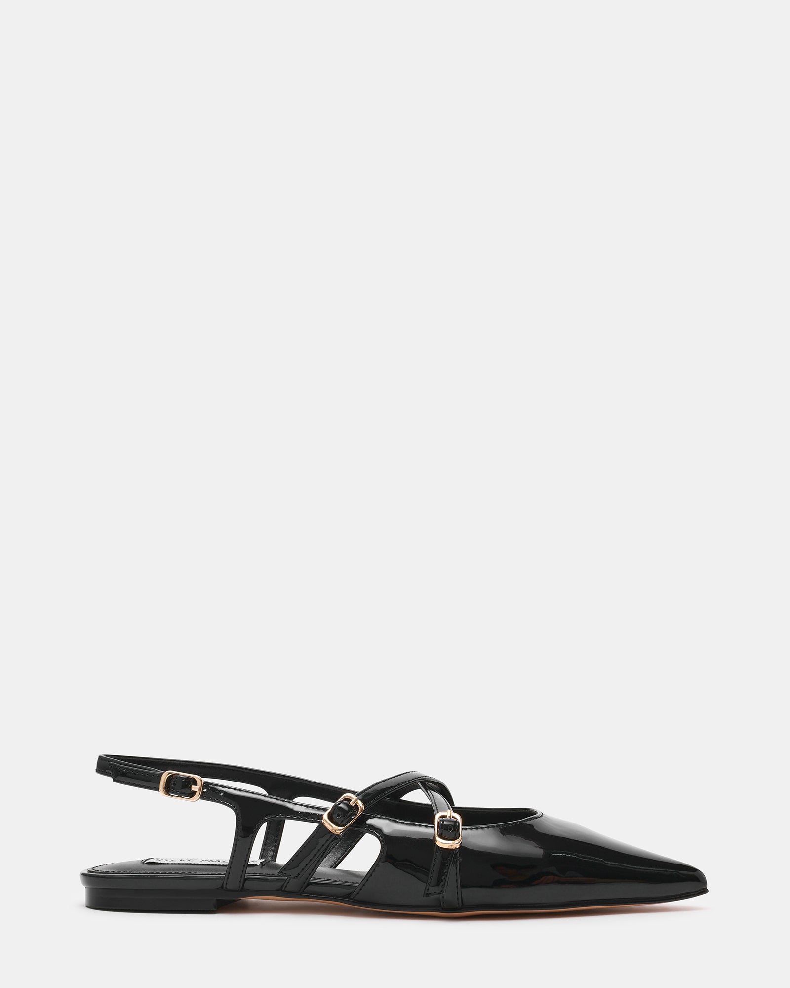 Clio Ballerina Nero Vernice