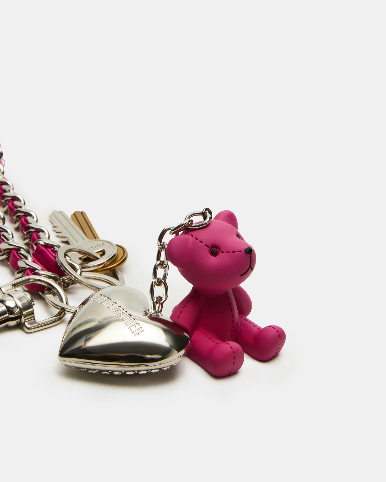 D-BEARY BAG CHARM FUCSIA