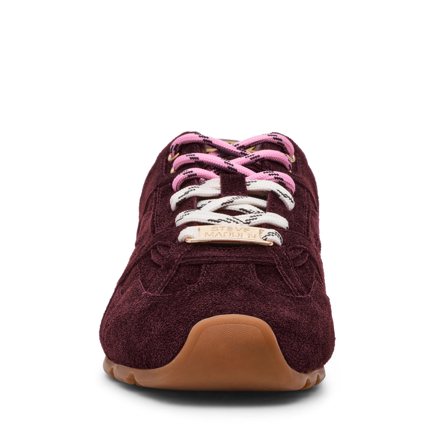 Asiel Sneaker Borgogna Suede