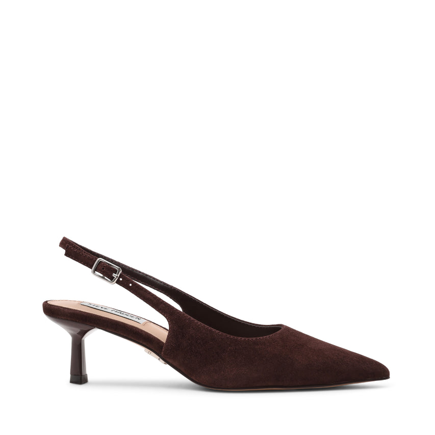 Korra Décolleté Coffee Suede