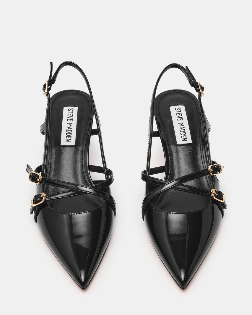 Lindale Décolleté Nero Vernice