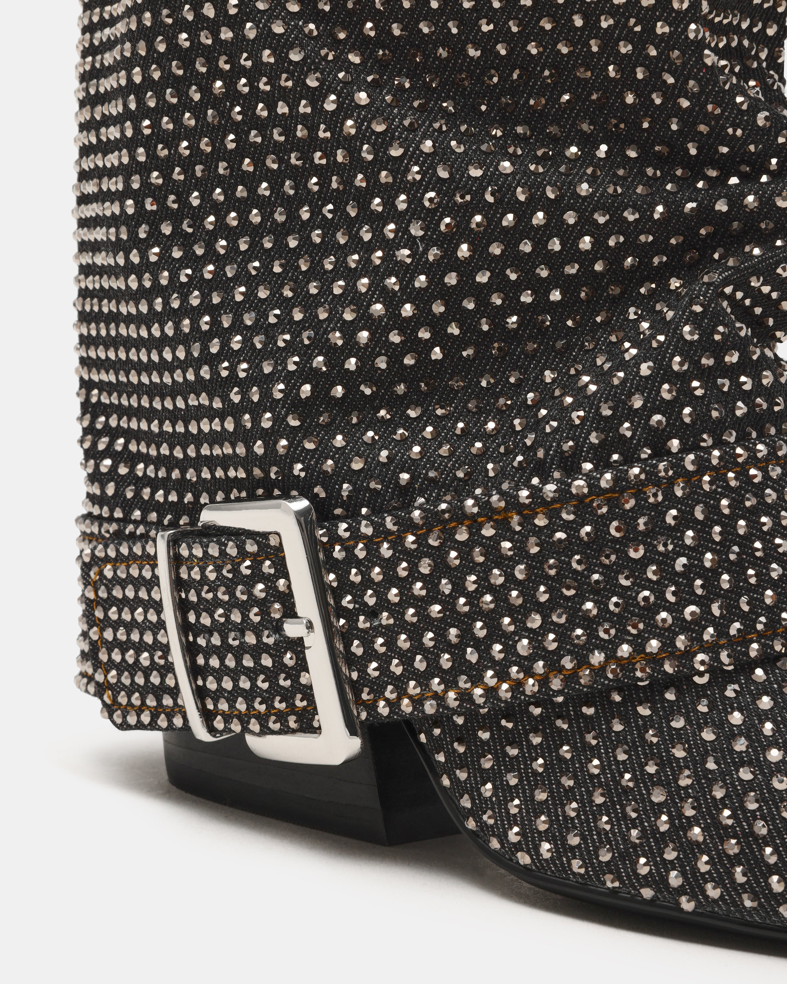 Illuzion-r Stivale Nero Denim - view 3