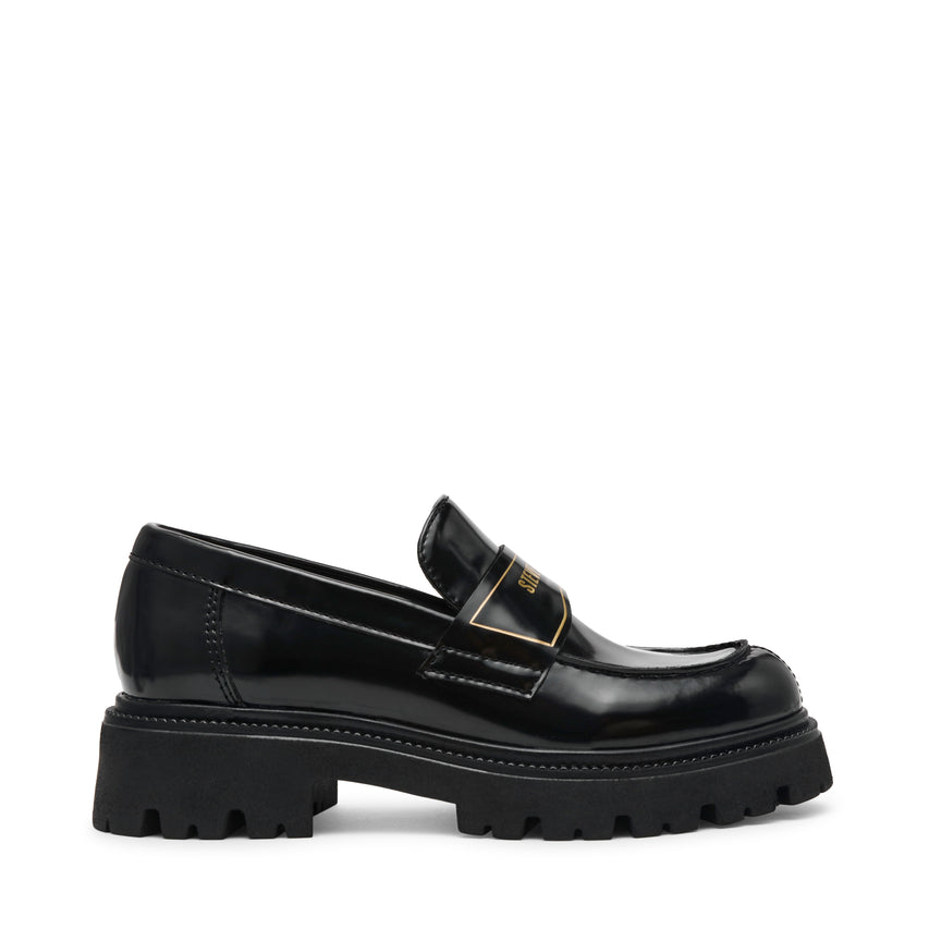 FILE-AWAY MOCASSINO NERO PELLE