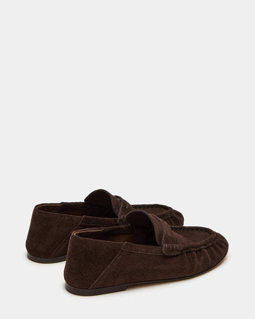 Roger Mocassino Chocolate Marrone Suede - view 6