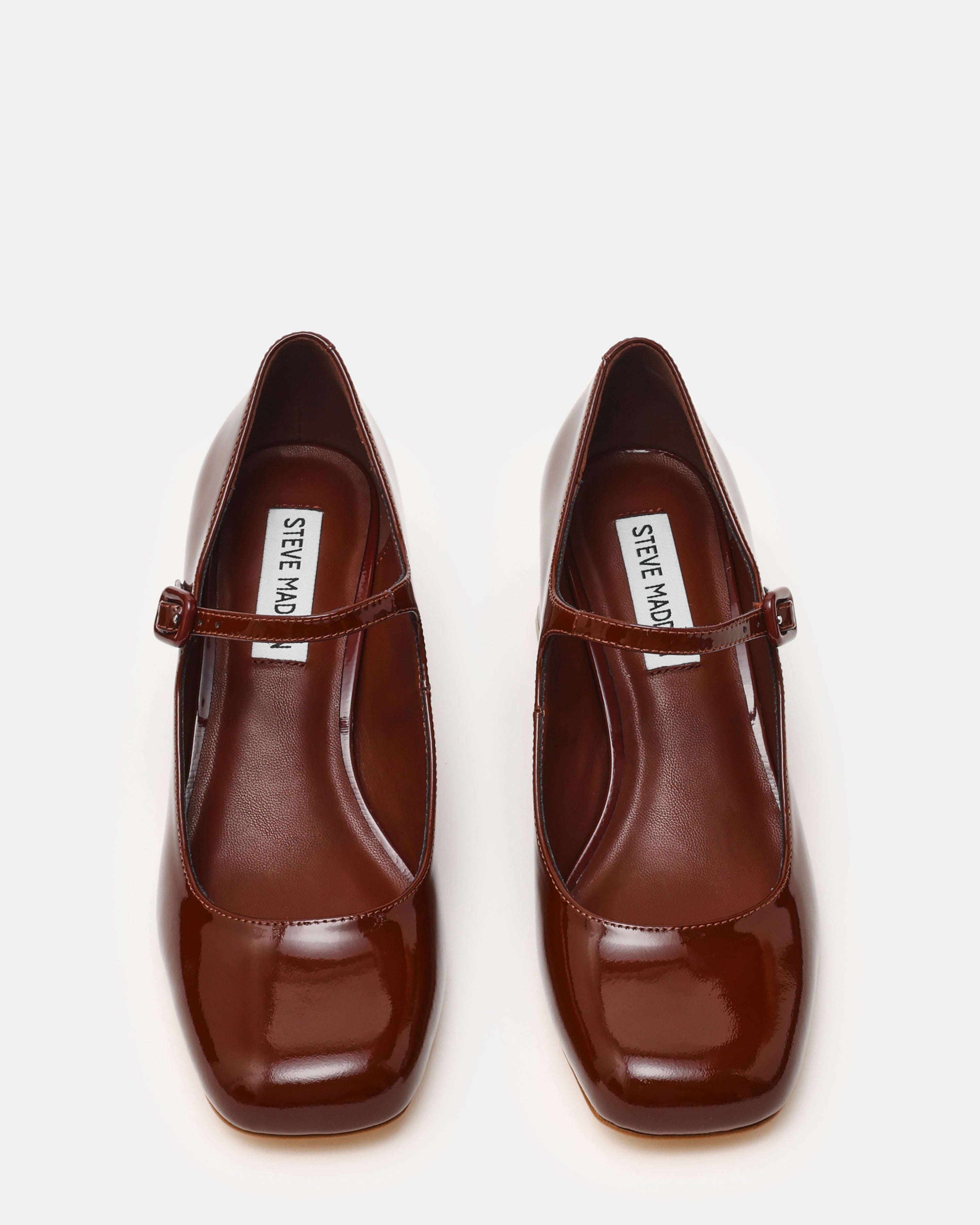 Darcey Mary Jane Cognac Vernice - view 5