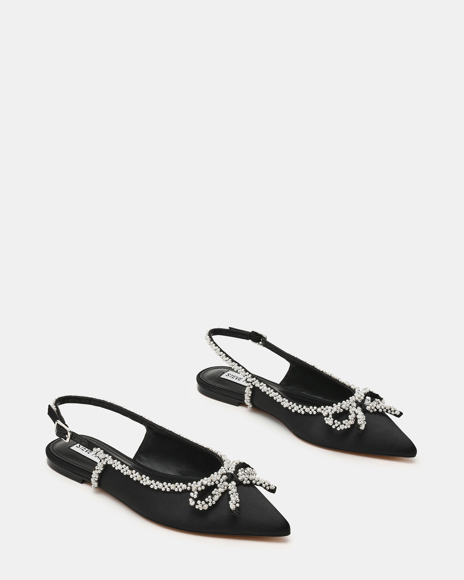 Solange Ballerina Nero Satin - view 6