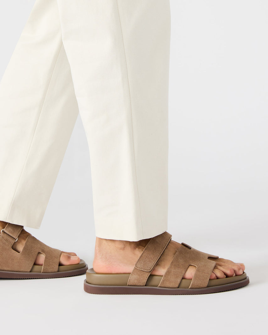 Maiven Sandalo Taupe Suede - view 2