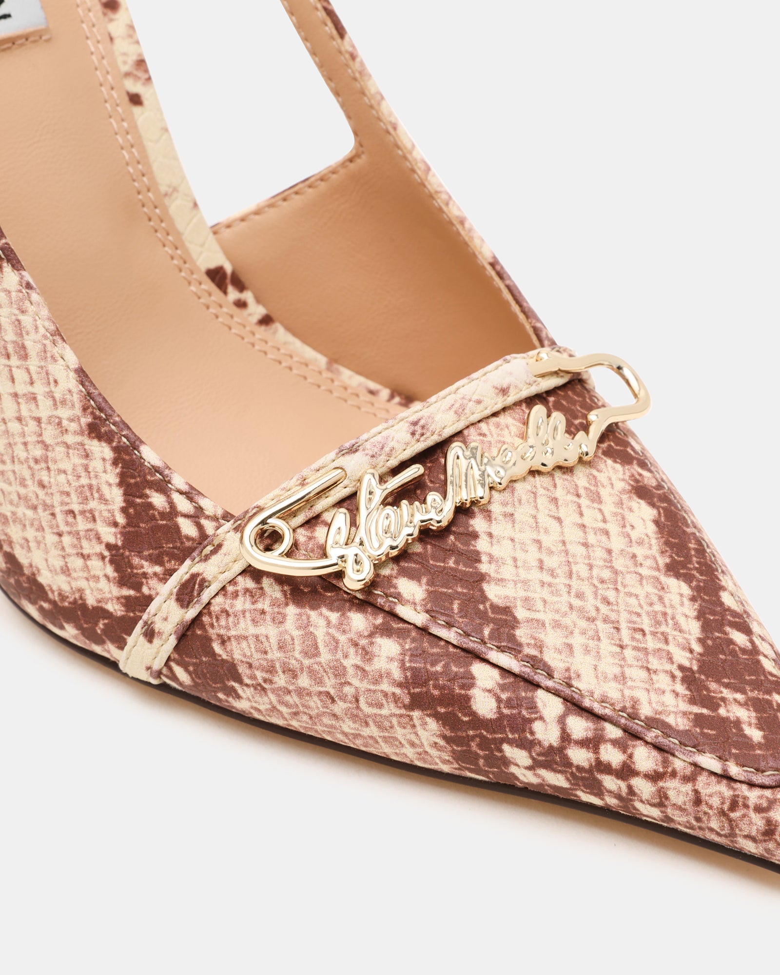 Dossier Slinback Crema Marrone Snake - view 3