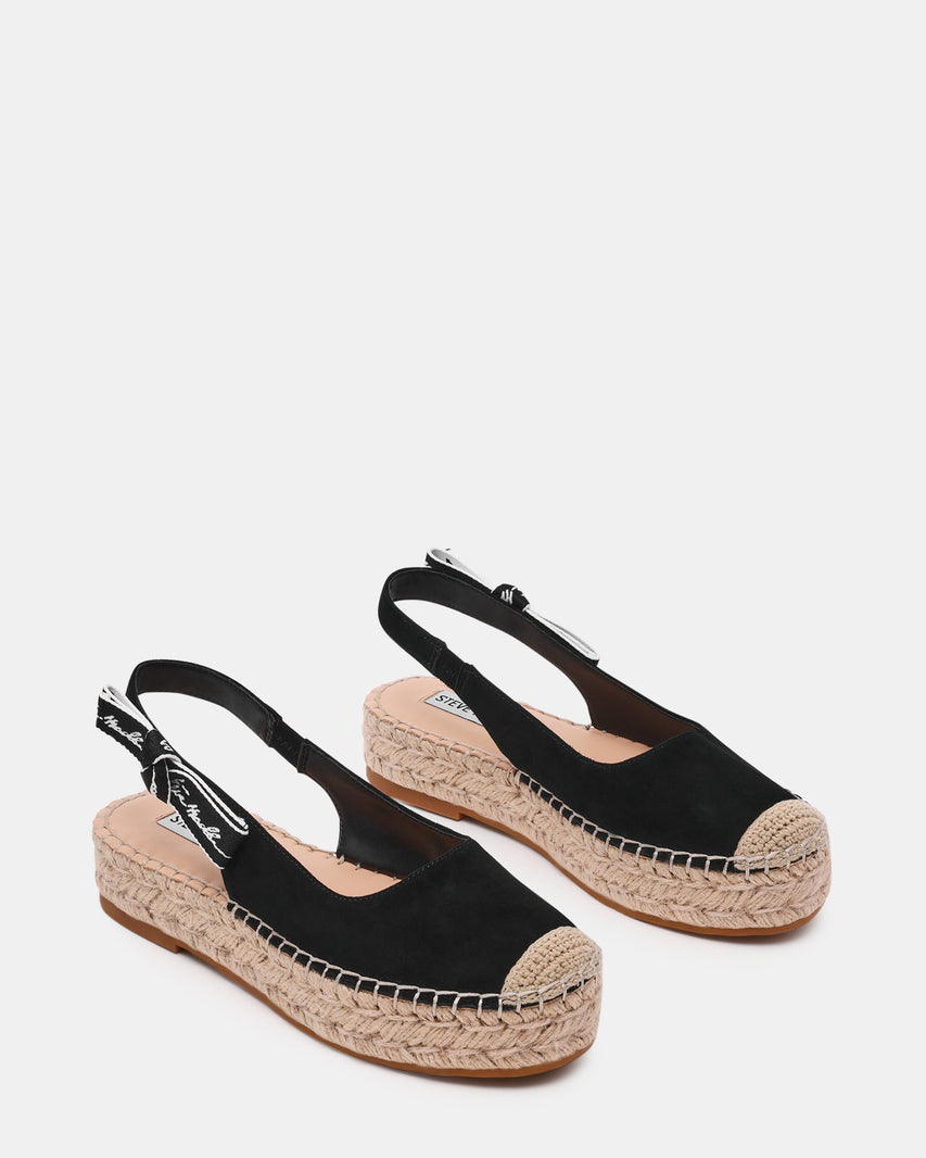 Centro Espadrillas Nero Suede - view 2