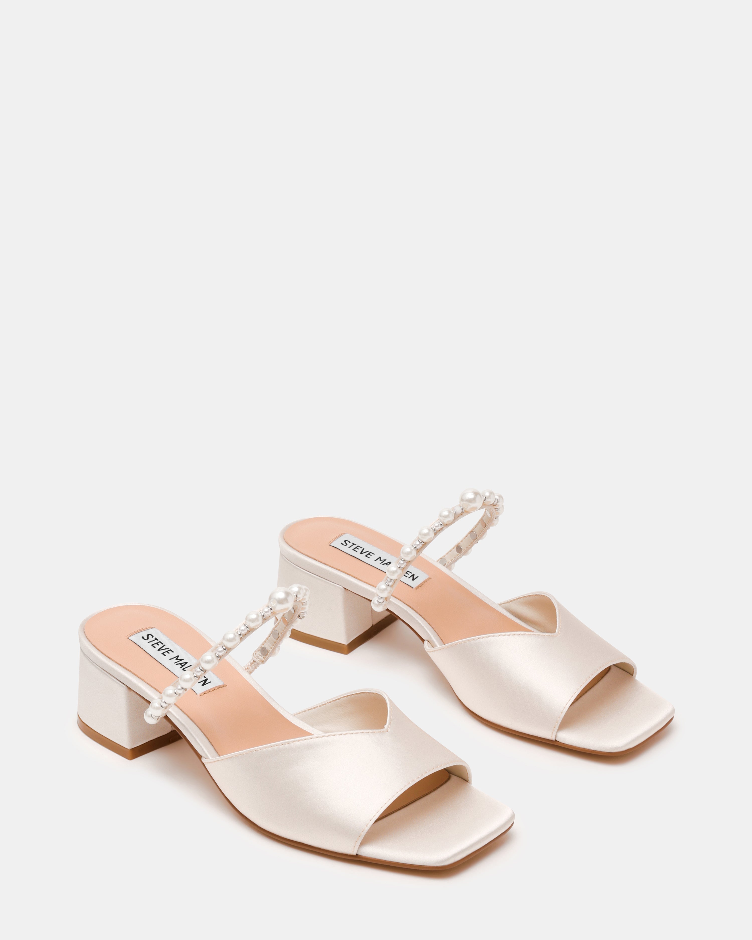 Galilea Mule Avorio Satin - view 2