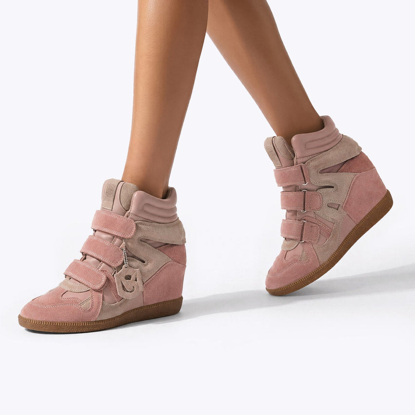 Mavis Sneaker Rosa Suede - view 6