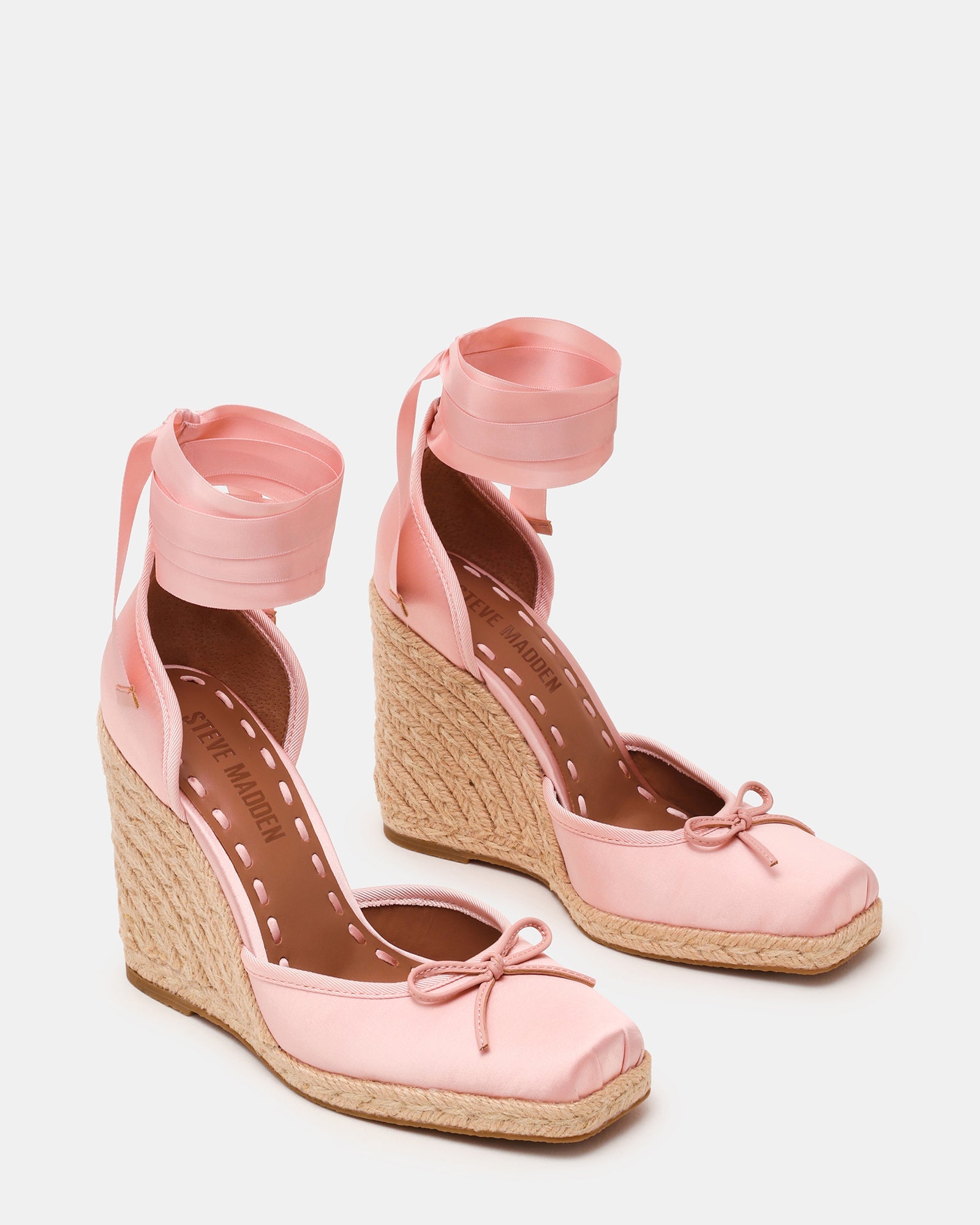 Varina Espadrillas Blush Satin - view 3