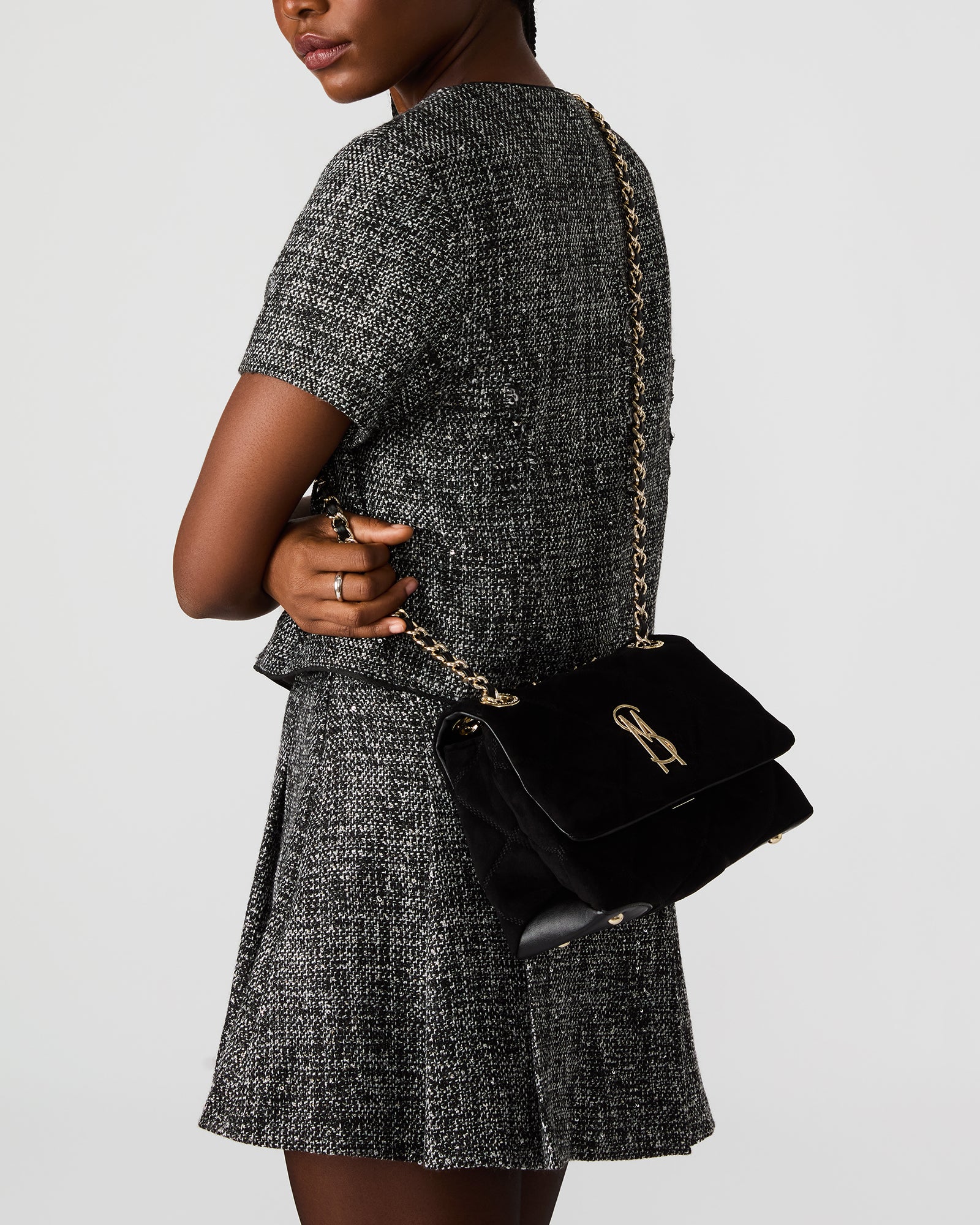 BVOLT-S BORSA NERO ORO