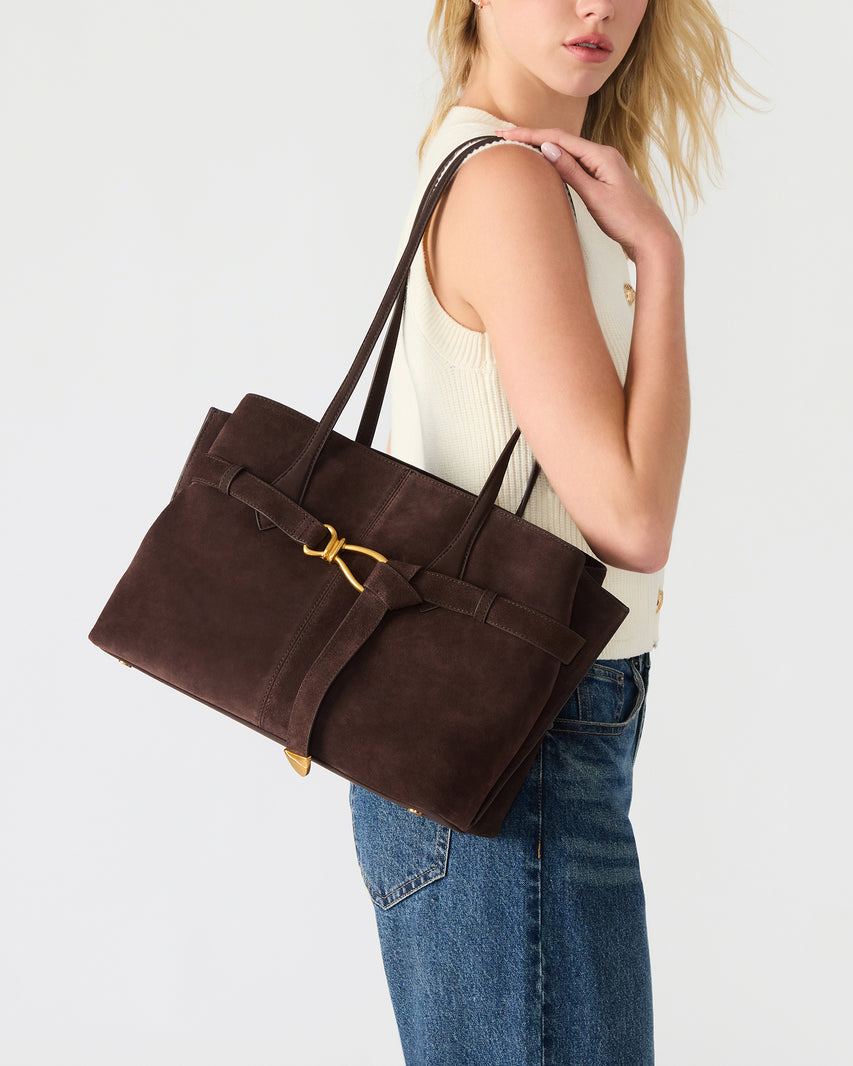 BSALLIE BORSA CHOCOLATE