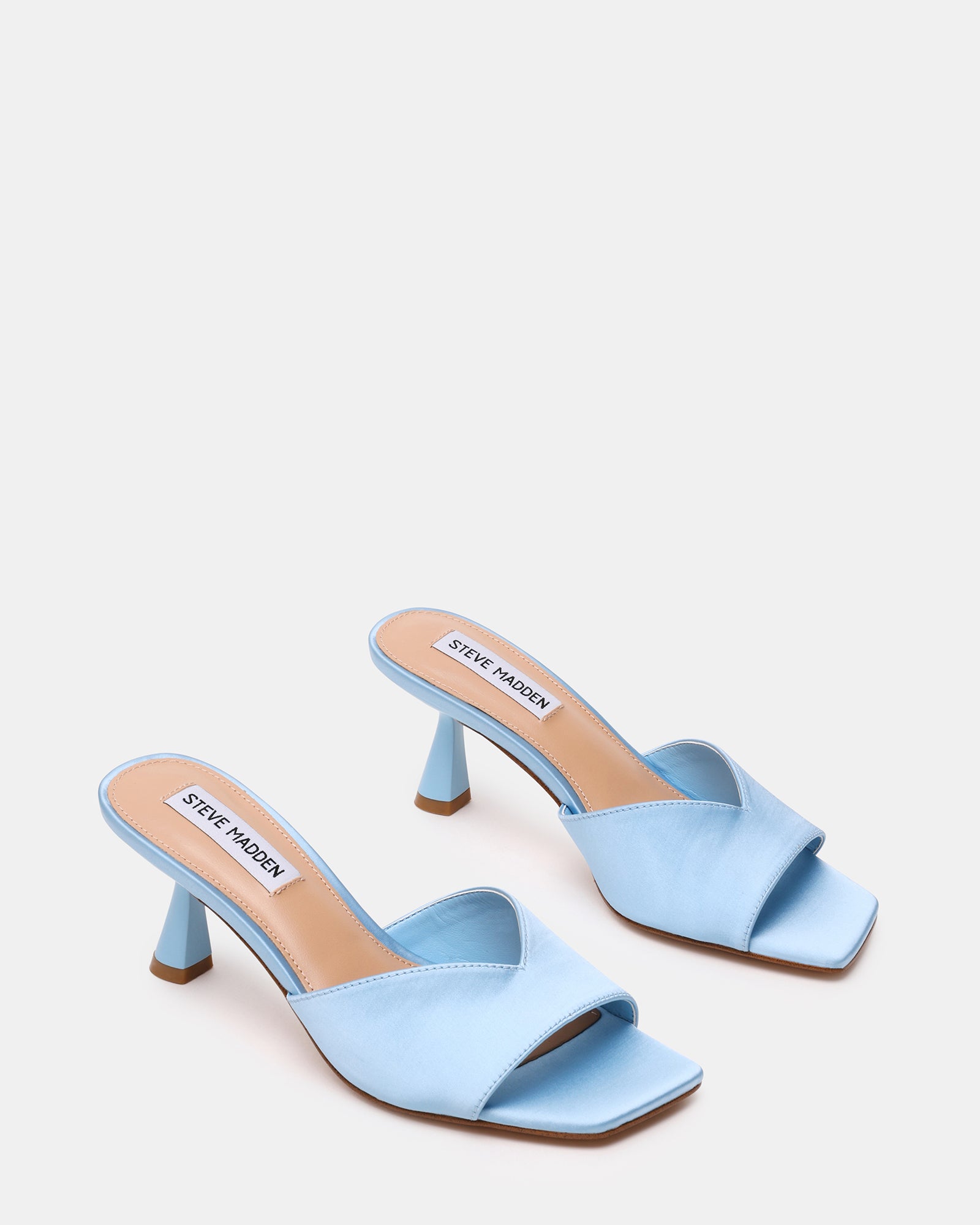 Ivie Mule Blu Satin - view 2