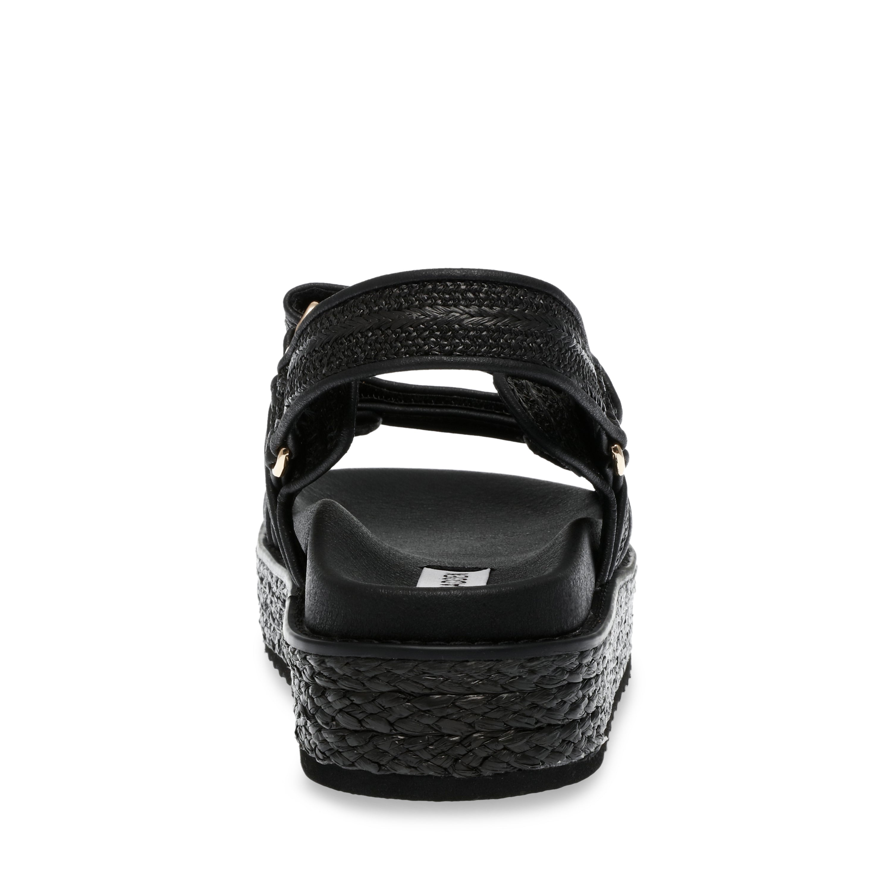 Bigmona Sandalo Nero Raffia - view 4