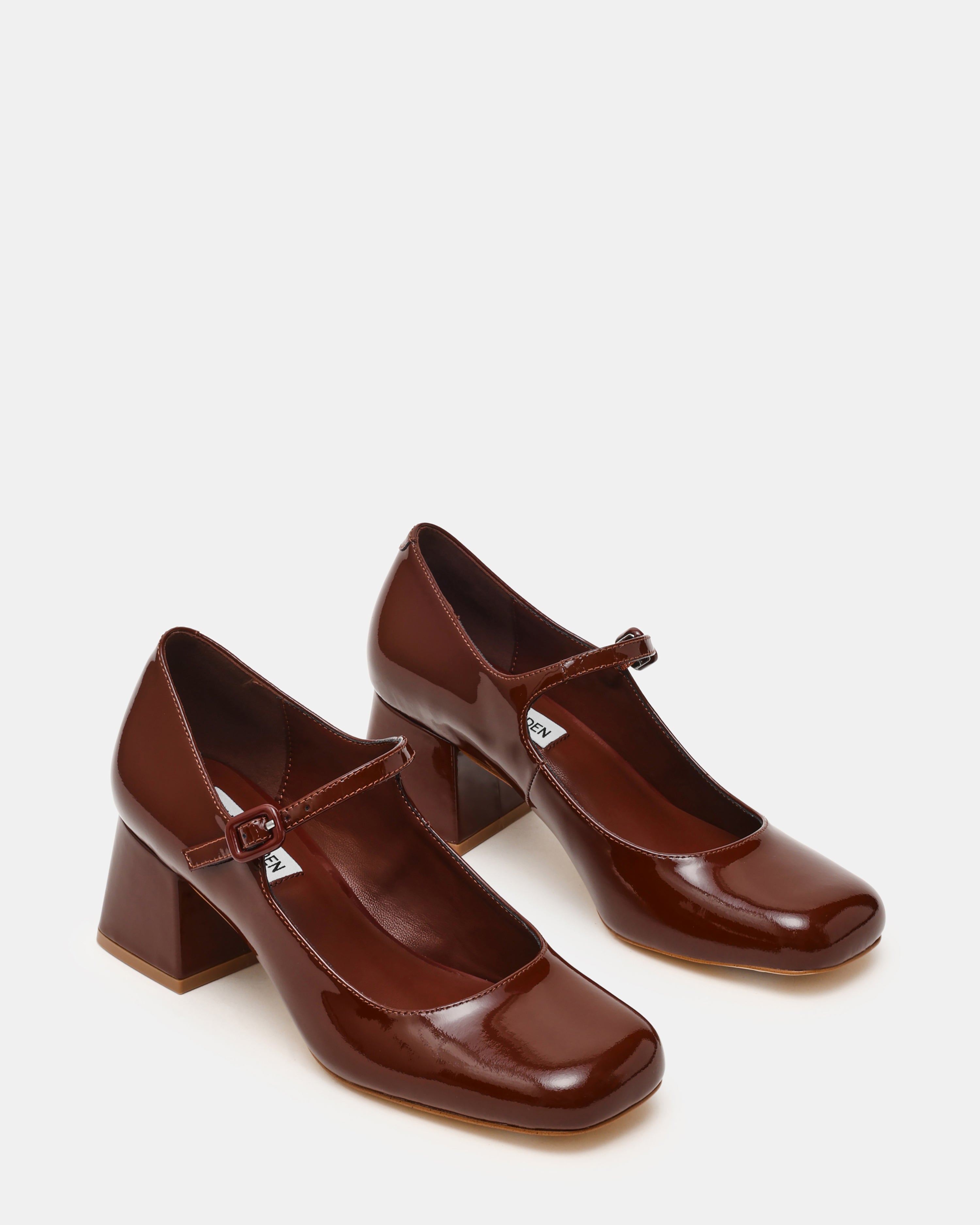 Darcey Mary Jane Cognac Vernice - view 2