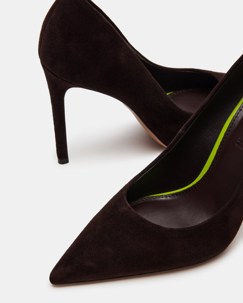 THRIVE DÉCOLLETÉ MARRONE SUEDE