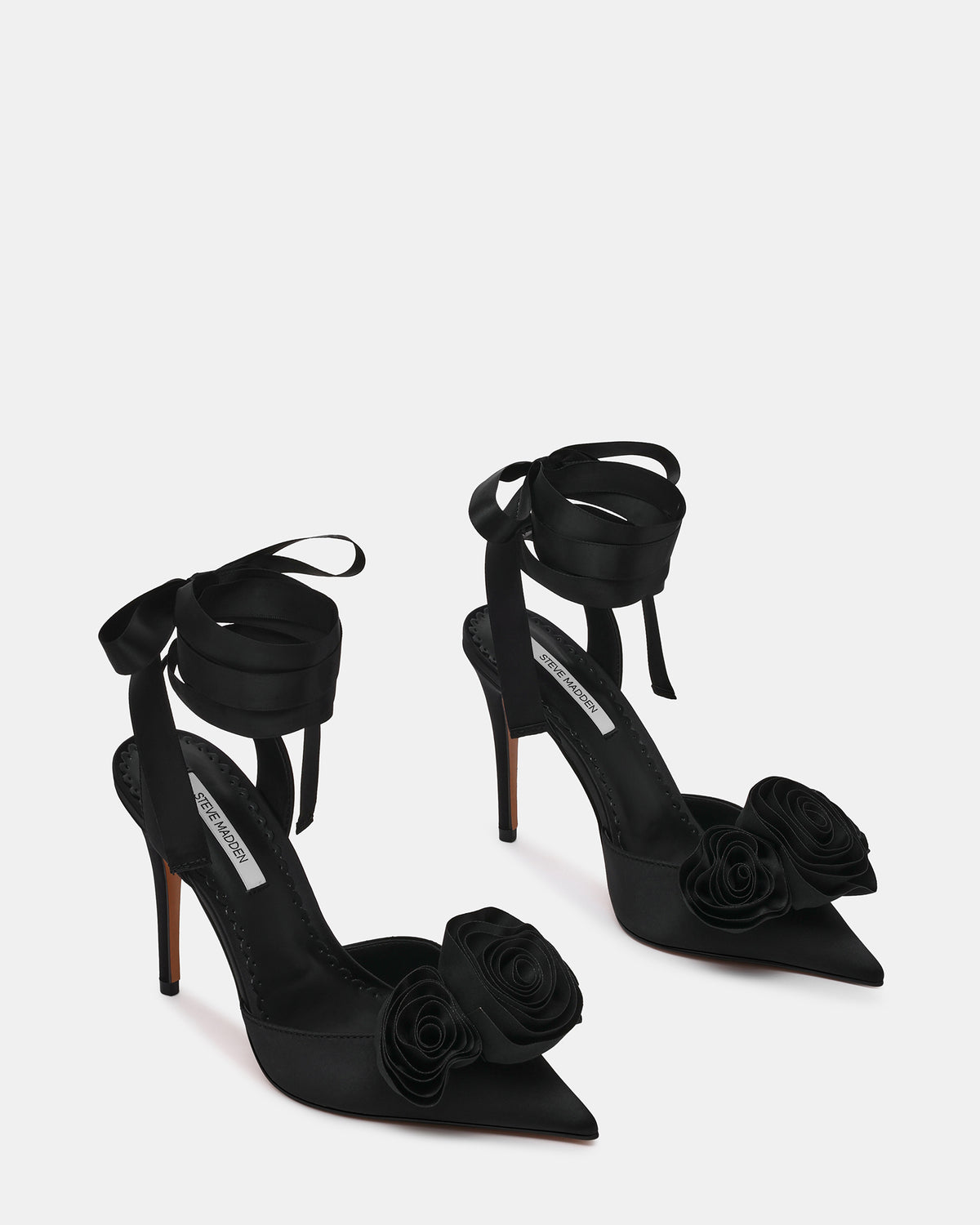 Rosie Décolleté Nero Satin - view 6