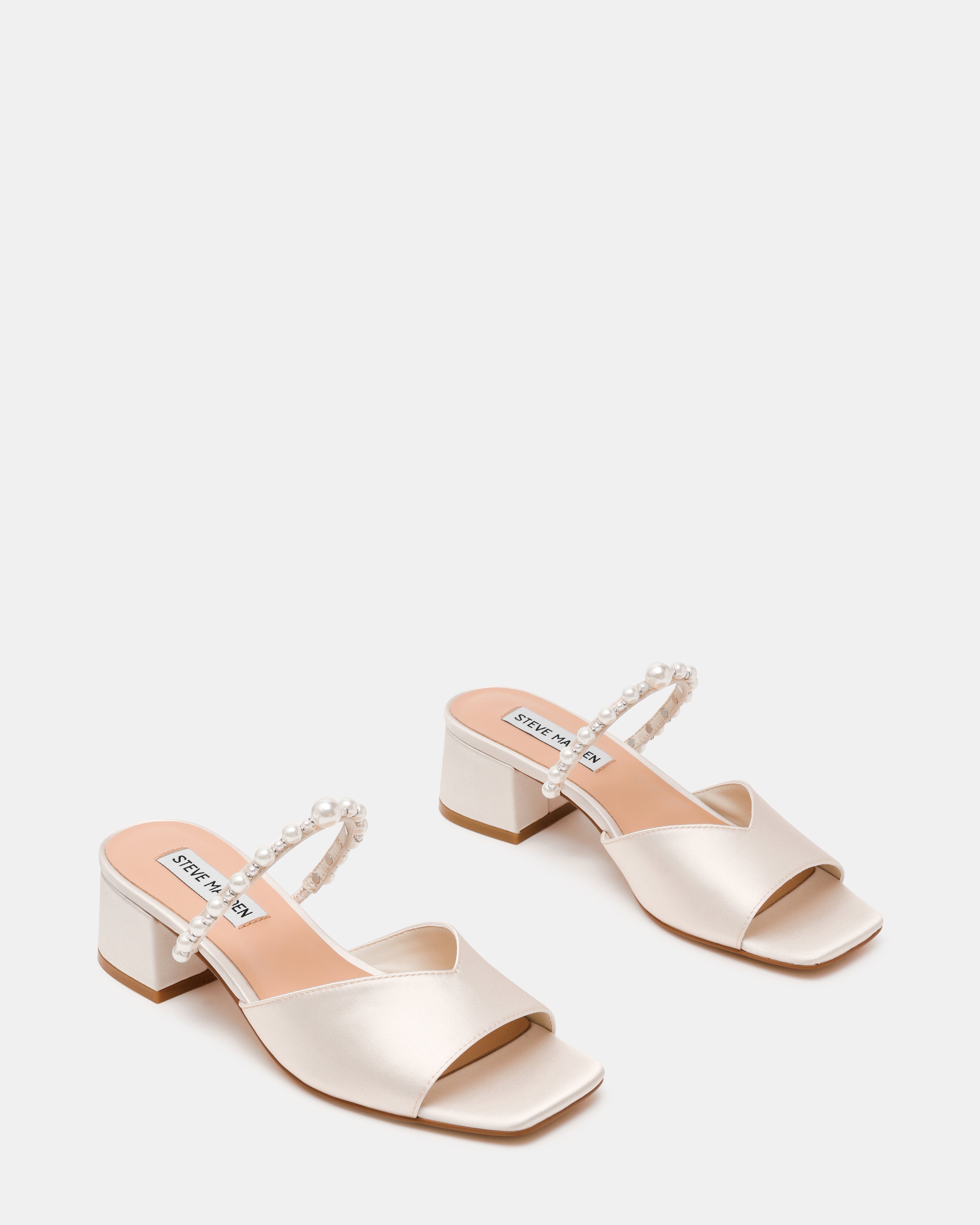 Galilea Mule Avorio Satin - view 5