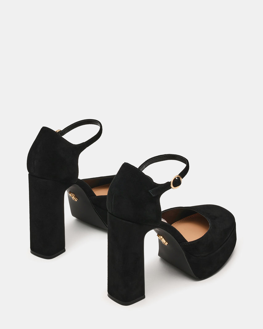 Lexie Sandalo Nero Suede - view 4