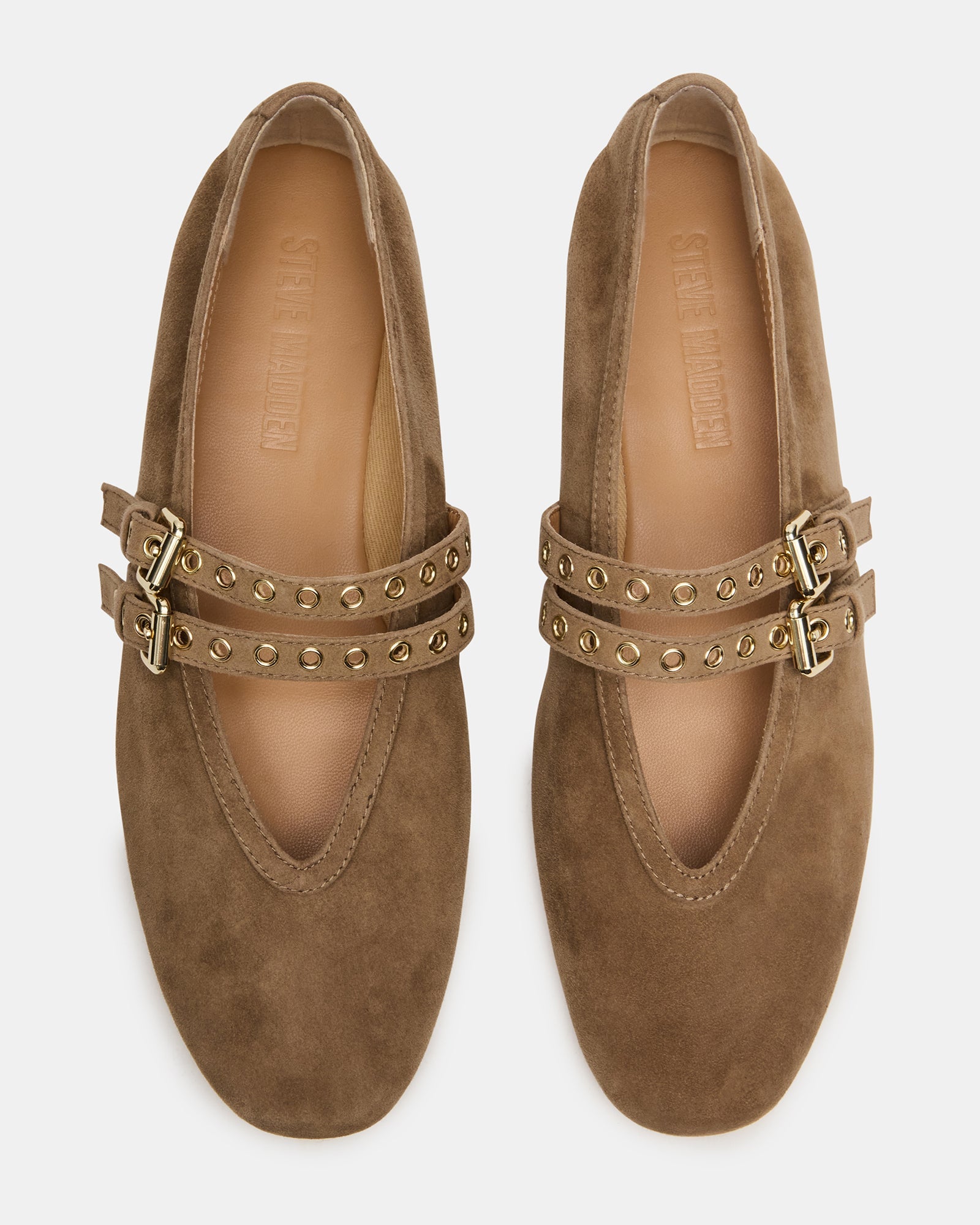 Lydia Ballerina Taupe Suede - view 5
