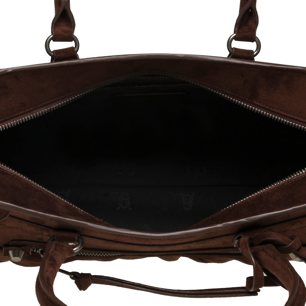Bravyn-S Borsa Chocolate Argento - view 5