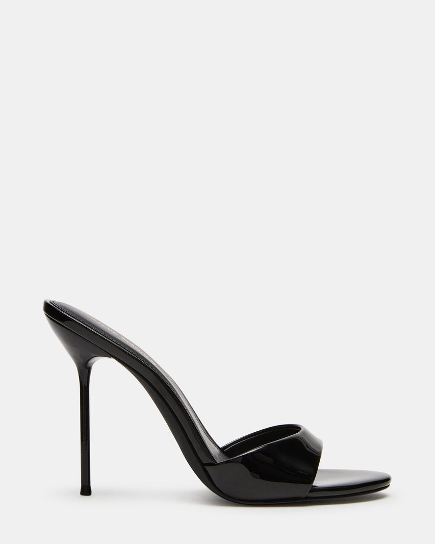 Davina Mule Nero Vernice
