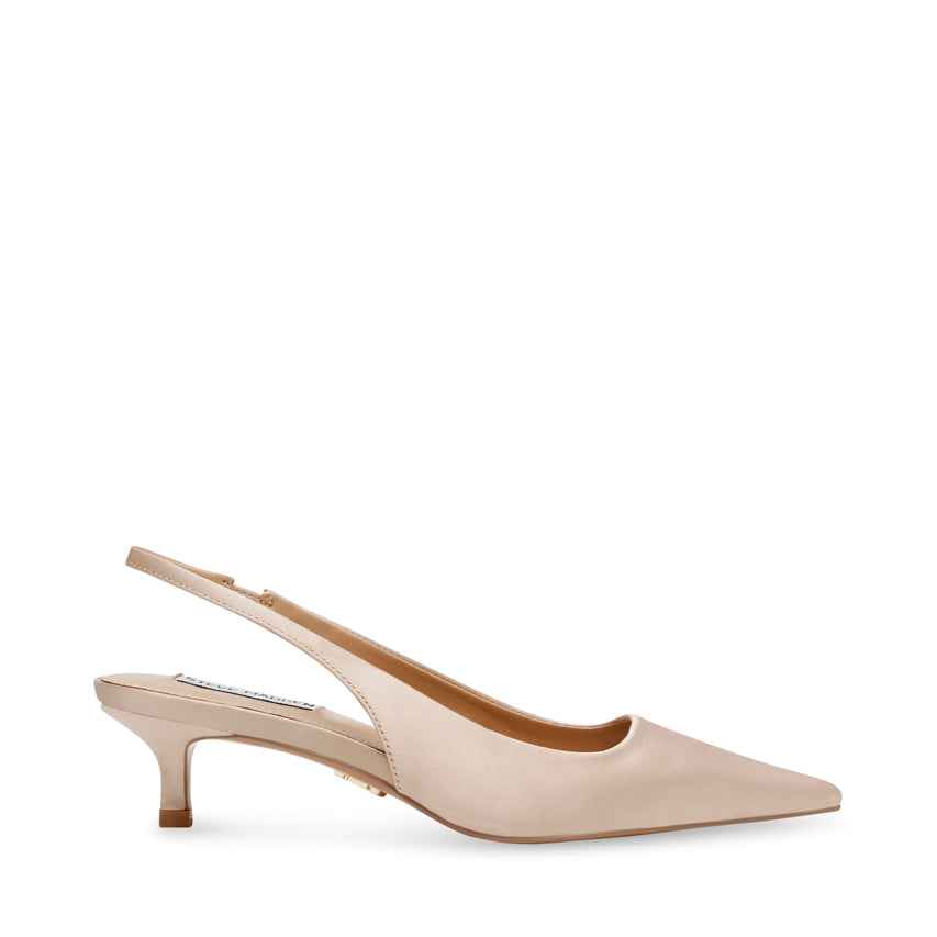 Kari Décolleté Champagne Satin