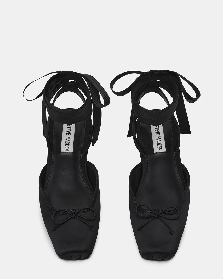 Scarletta Ballerina Nero Satin - view 4
