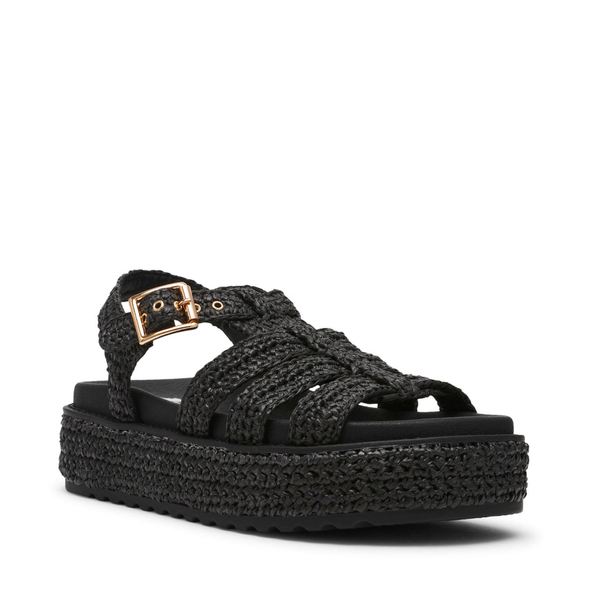 BEELINE NERO RAFFIA