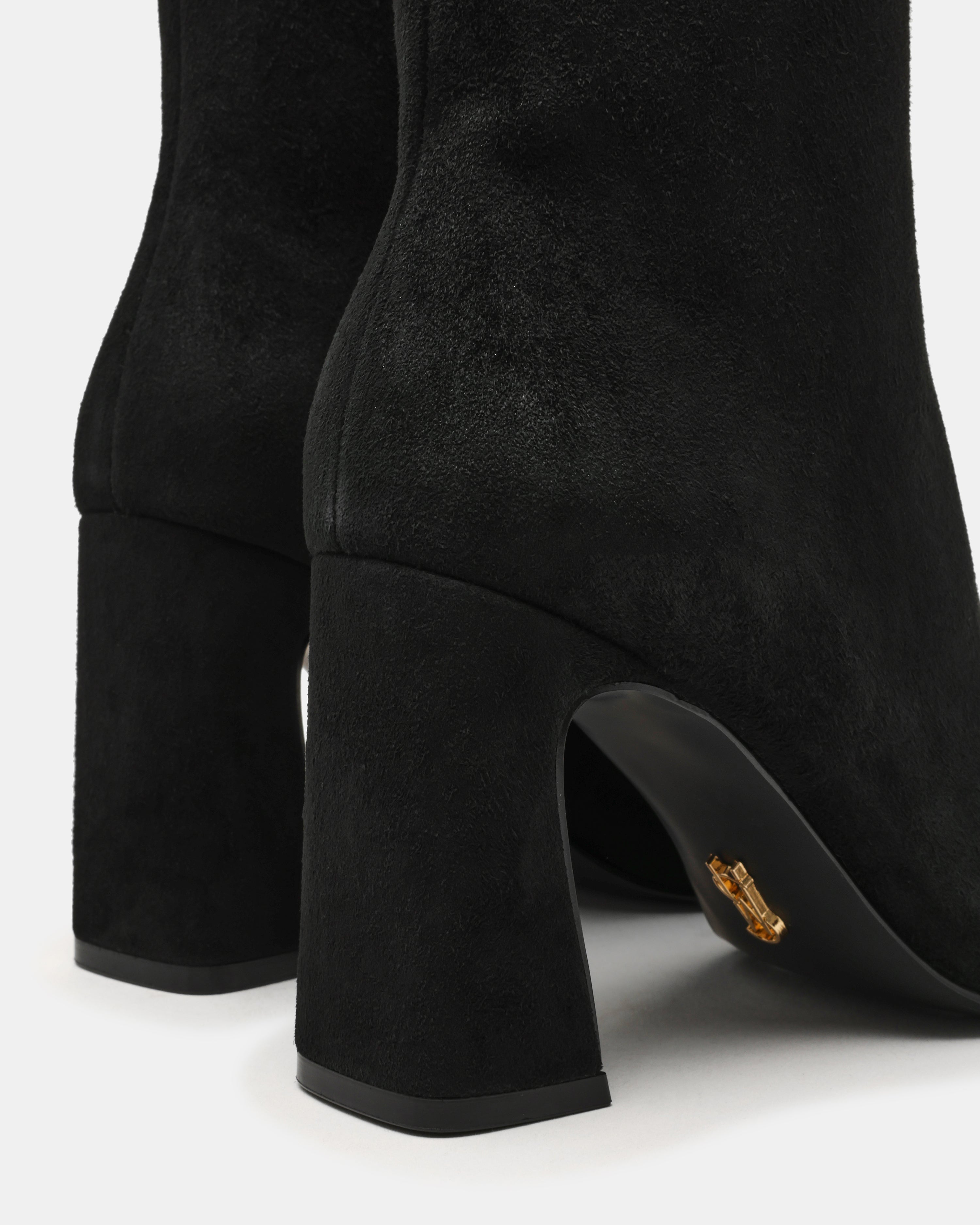 Flares Stivale Nero Suede - view 3