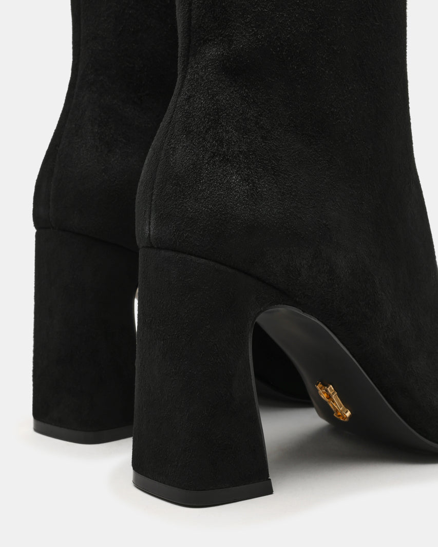 Flares Stivale Nero Suede - view 3
