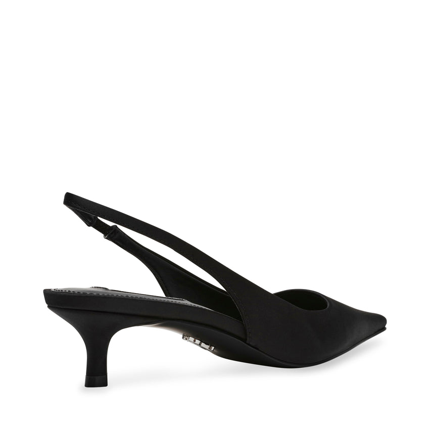 Kari Décolleté Nero Satin